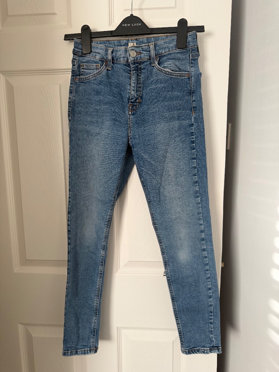 Topshop MOTO Jamie High-Waisted Skinny Jeans -W28 L30