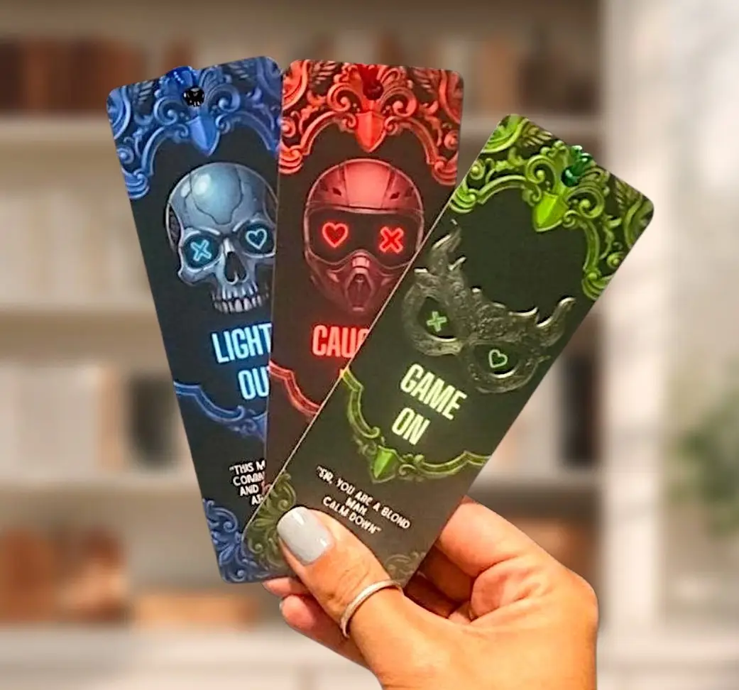 Lights Out Inspired Bookmarks