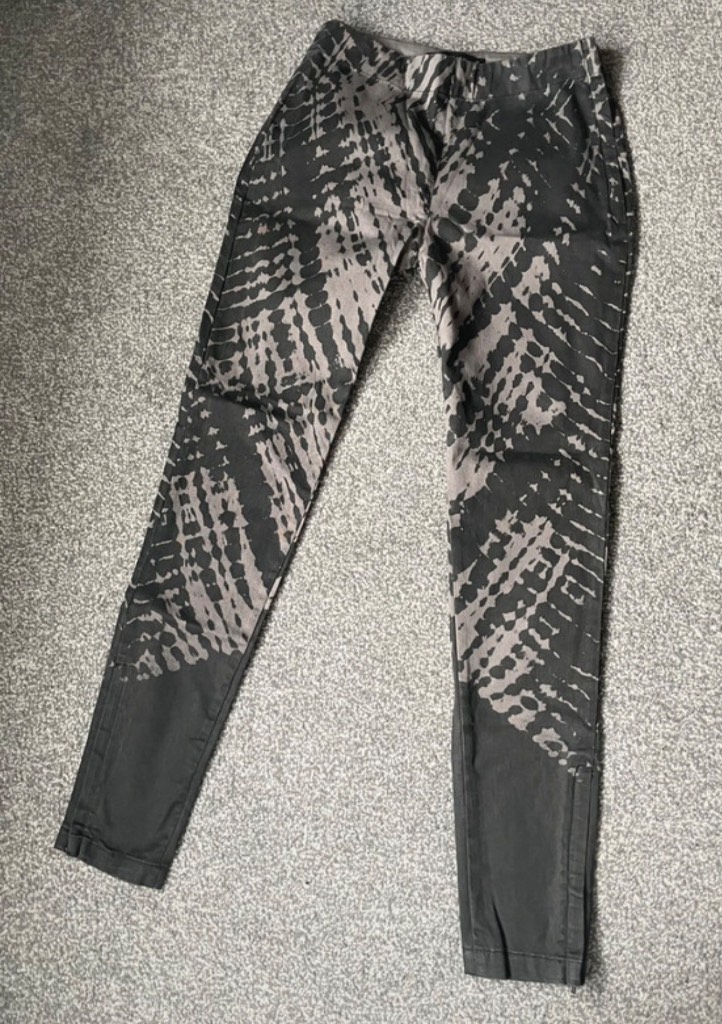 Religion brown printed high waist skinny jeggings UK10