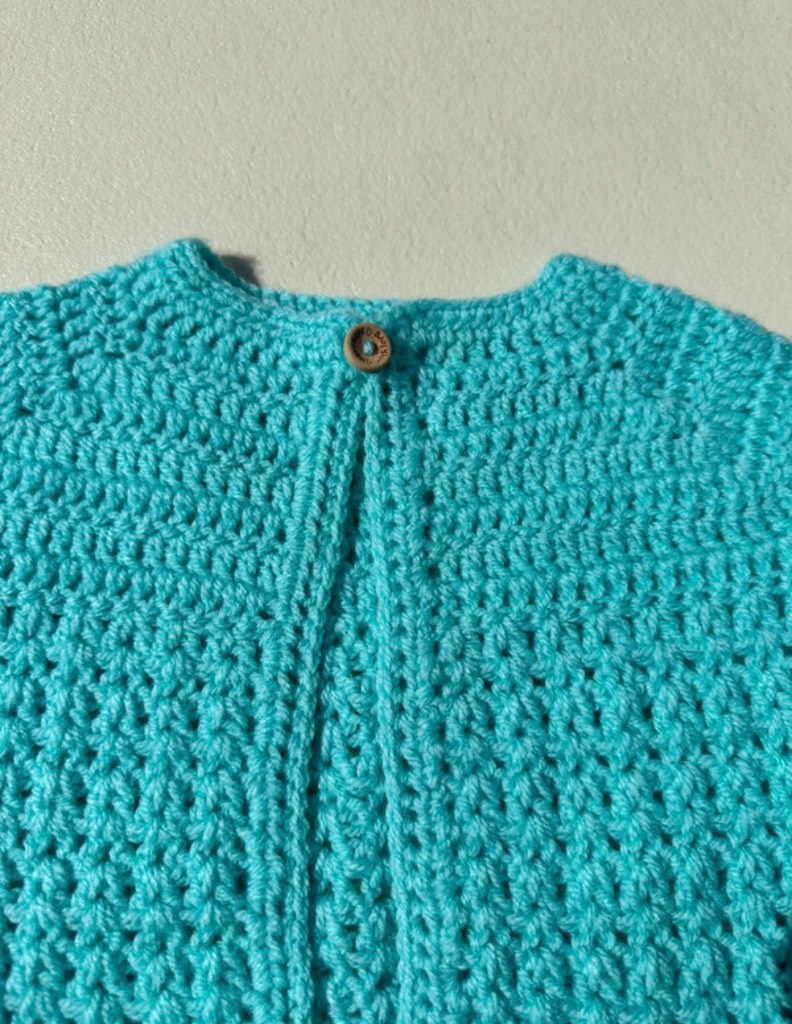 Handmade crochet blanket and cardigan