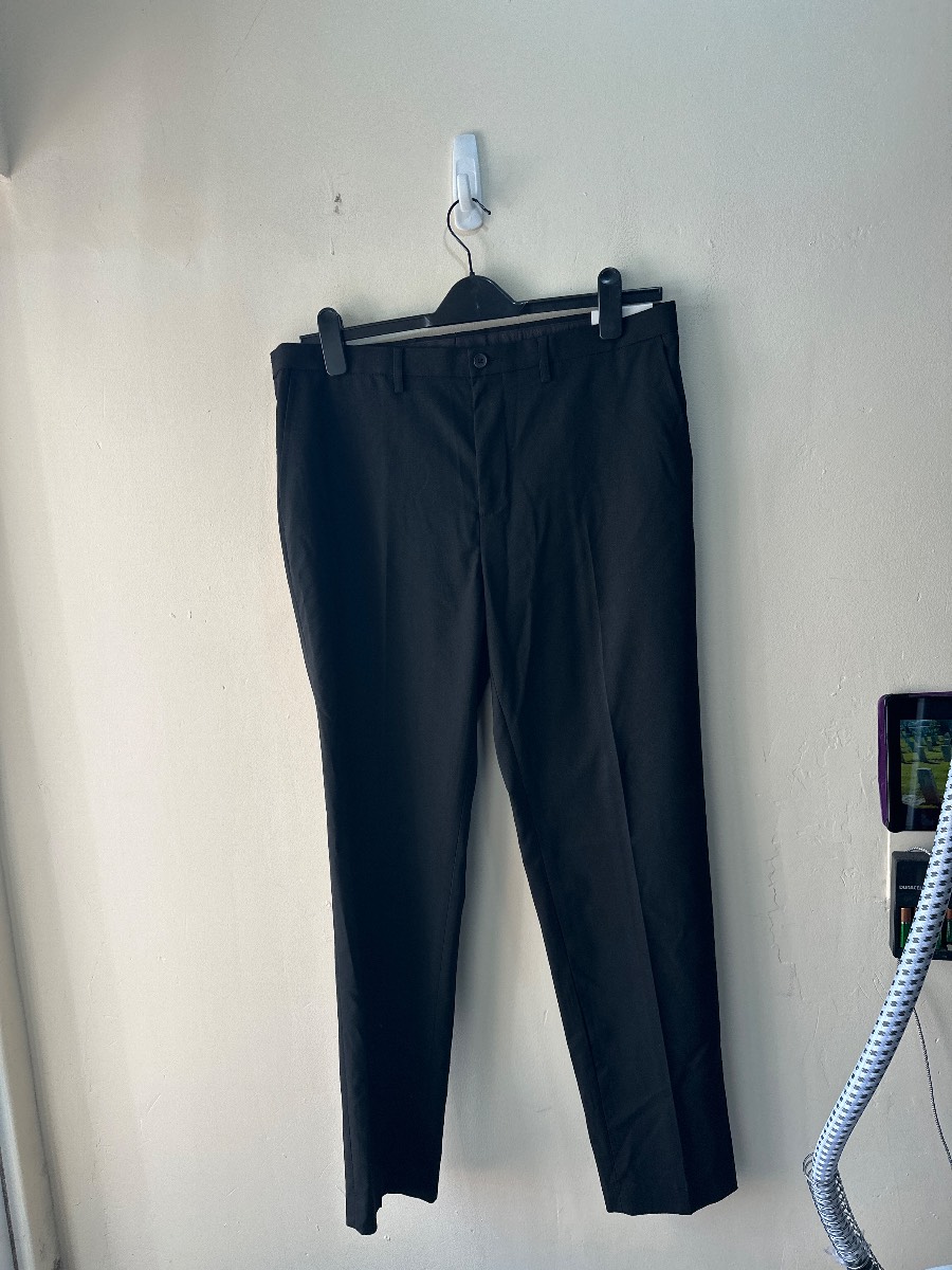 F&F Skinny Fit Black Trousers W36 L31