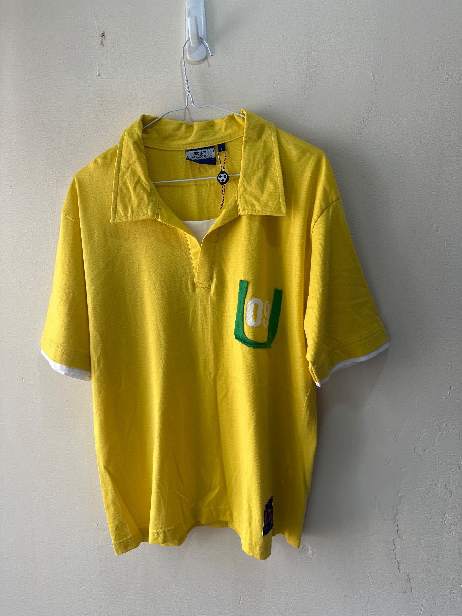 Urban Spirit Football Factory Yellow Australia Polo Shirt Size L