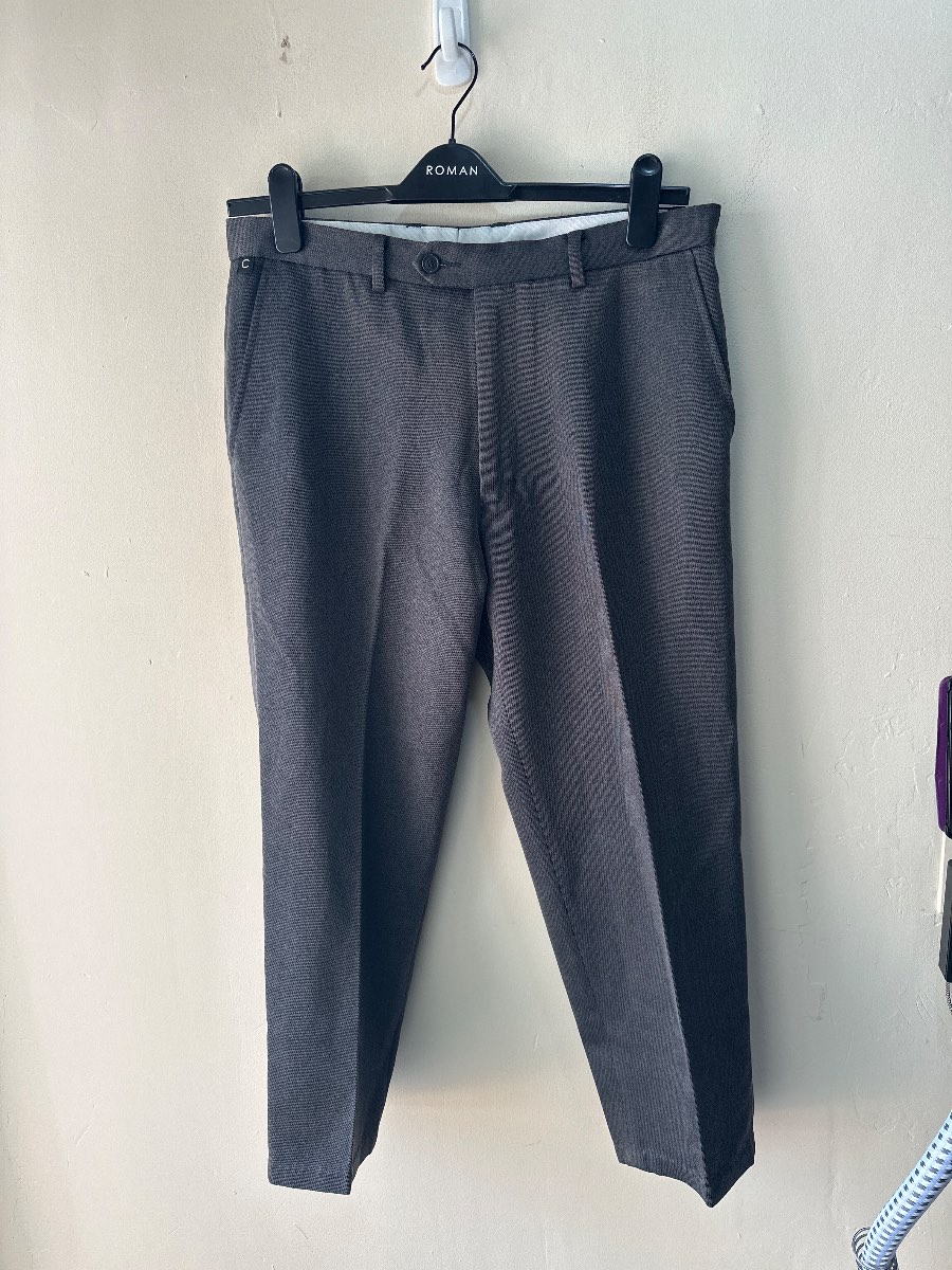 Dark Grey Suit Trousers W34 L25
