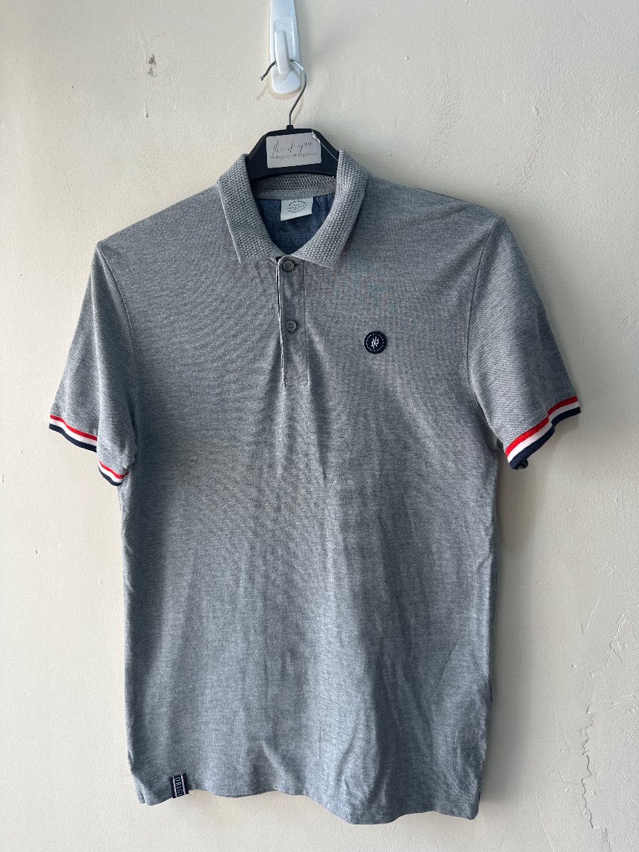 Jack&Jones Grey Polo Shirt Size S