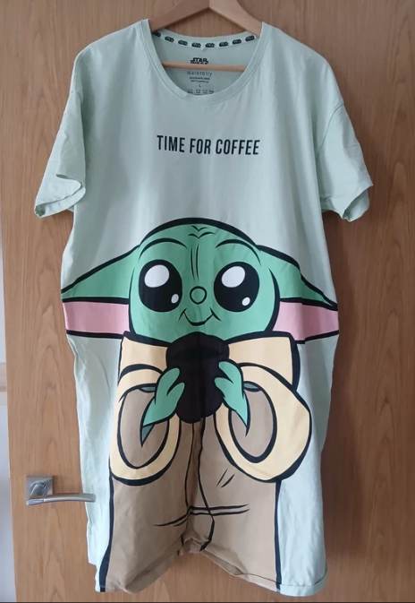 Star wars yoda maternity nightshirt size L UK14/16