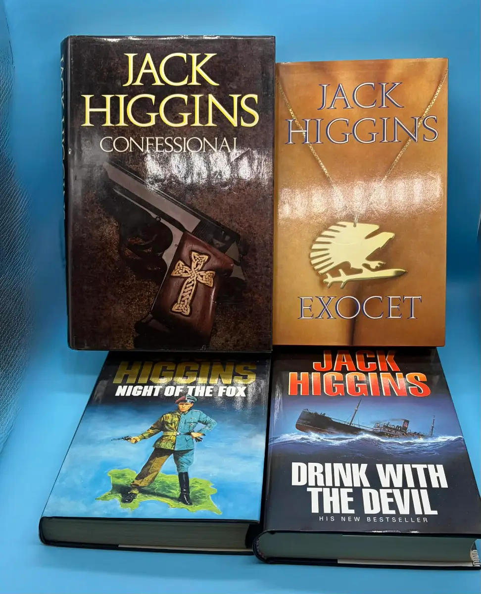 Jack Higgins Collection 4 Hardback Books