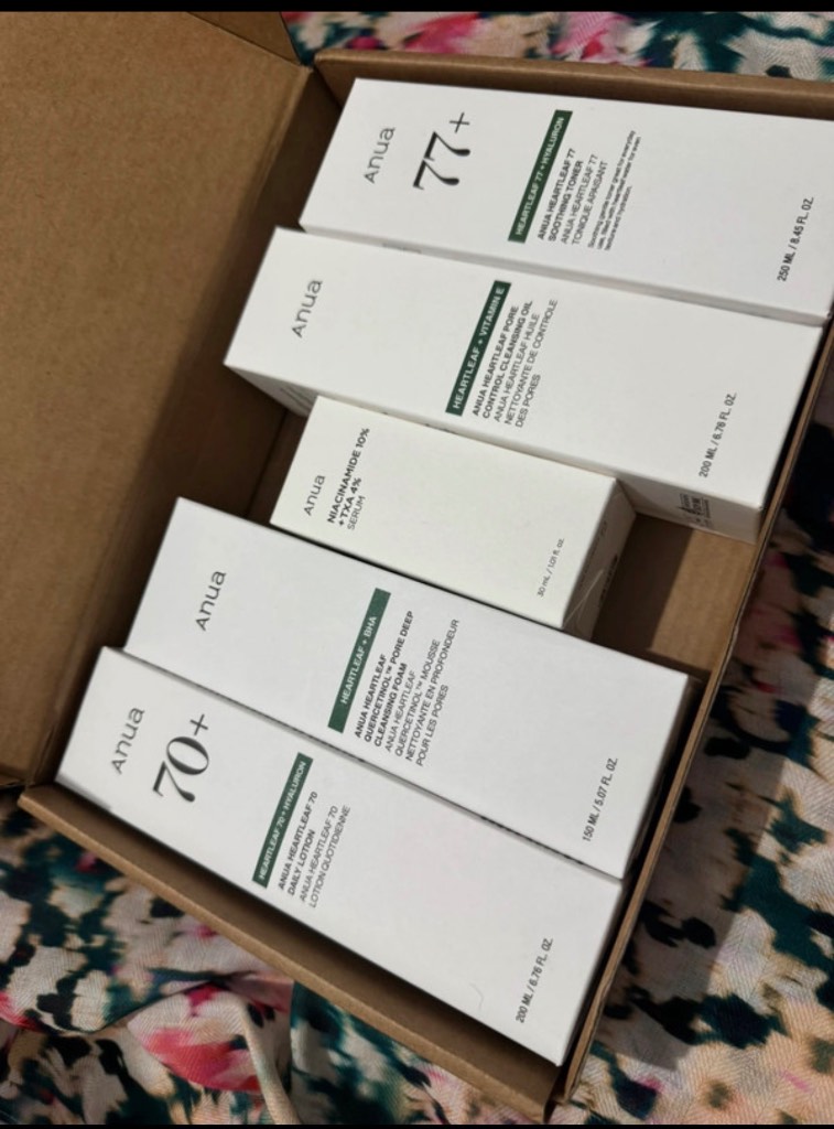 Anua Korean Skincare 5 piece Gift Set RRP £160
