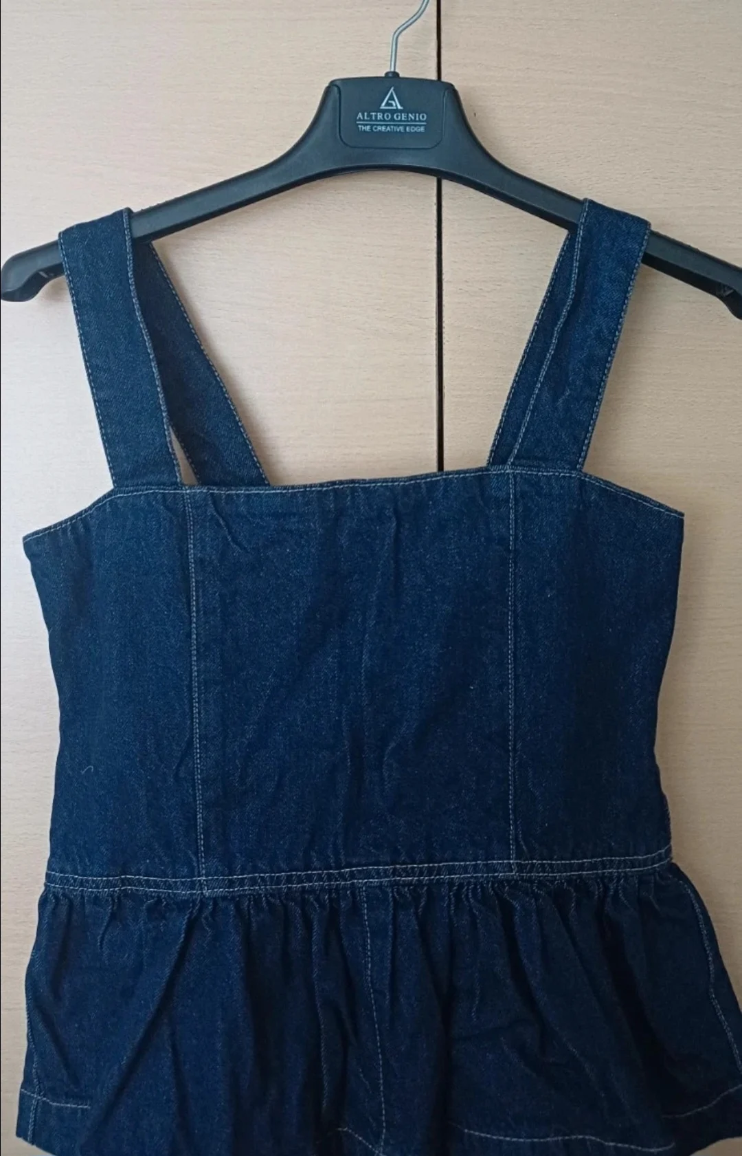 Primark Denim Peplum Top