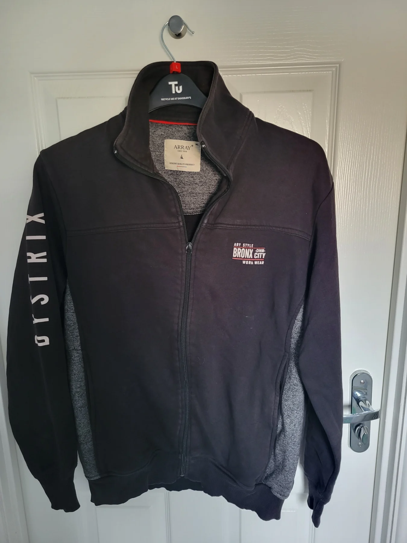 Array work zipper xl black