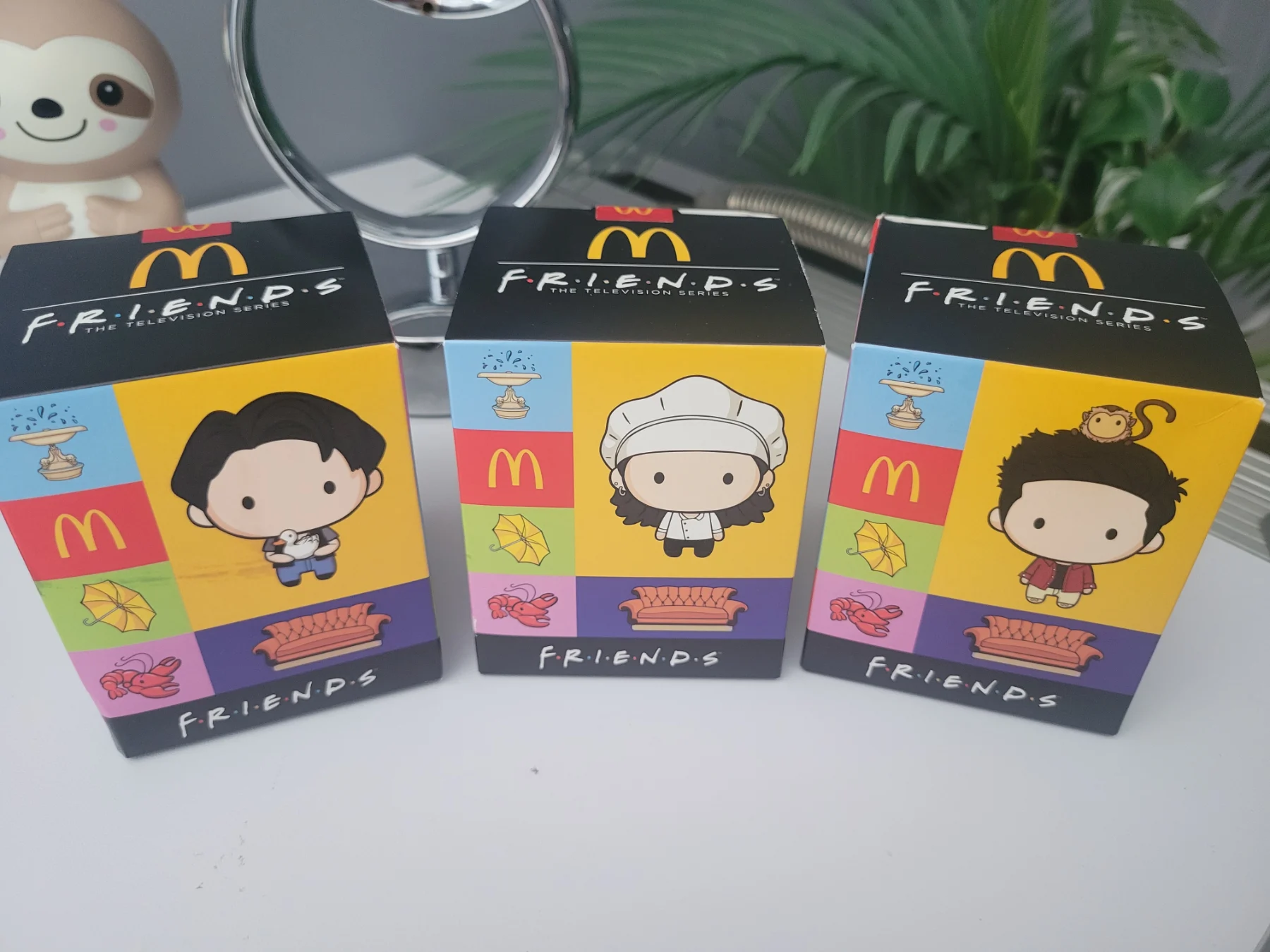 Limited edition mcdonalds friends collectible figures new in box