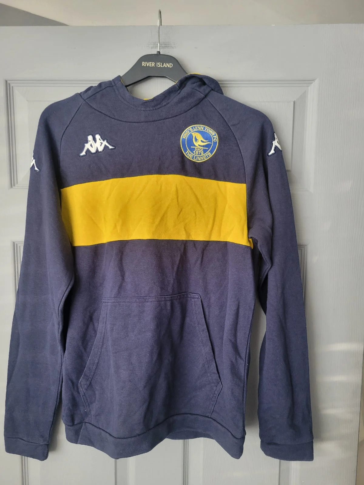 Kappa size small football hooded sweatshirt