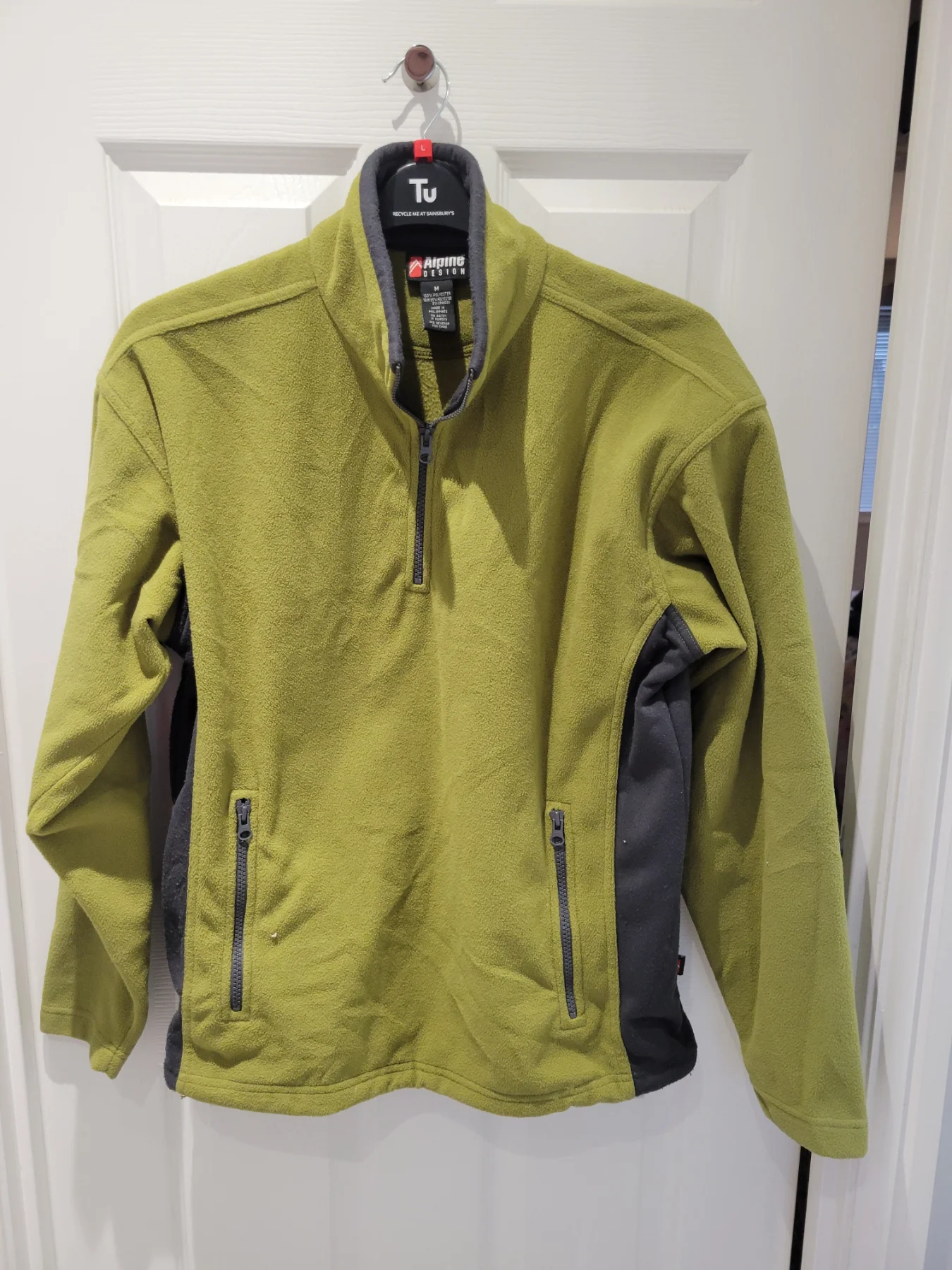 Alpine design mens fleece jacket size medium