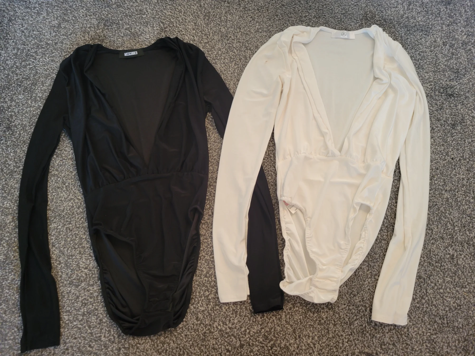 Bundle 2 size 6 bodysuits black white