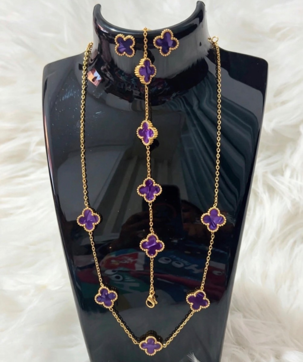 Gold Plated Non Tarnish Set of 3 Jewellery