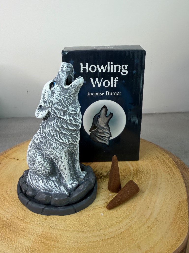 WOLF INCENSE CONE HOLDER BY LISA PARKER