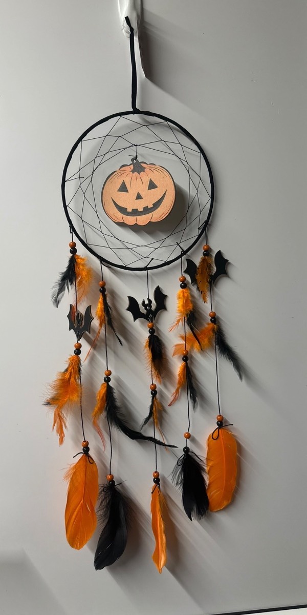 Pumpkin Halloween Dreamcatcher Autumn Autumnal Decor