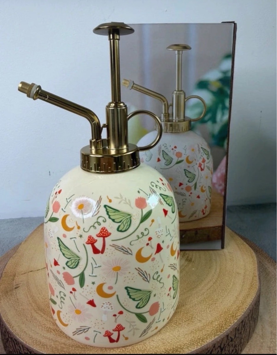 FAIRY FOLKLORE PRINT CERAMIC PLANT MISTER