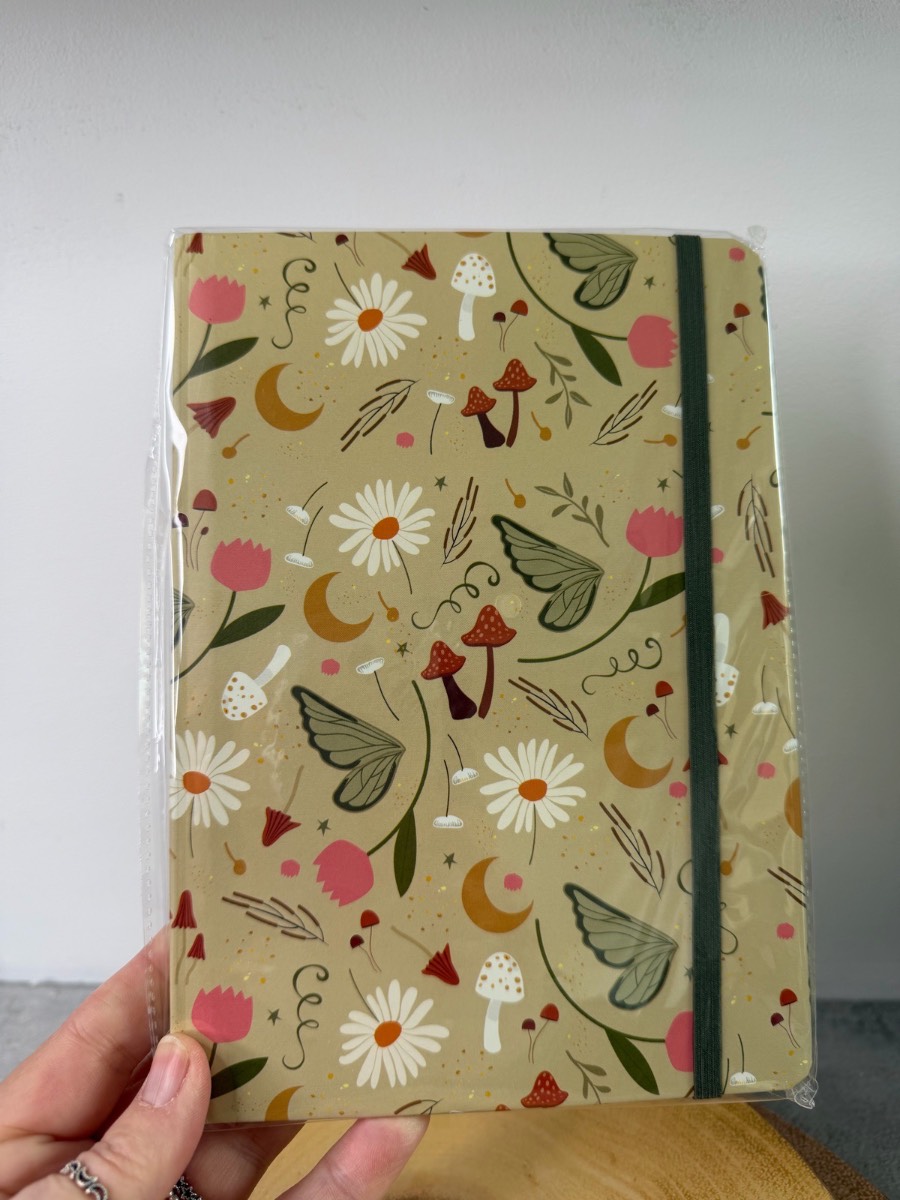 FAIRY FOLKLORE PRINT A5 NOTEBOOK JOURNAL GRIMOIRE CHRISTMAS GIFT