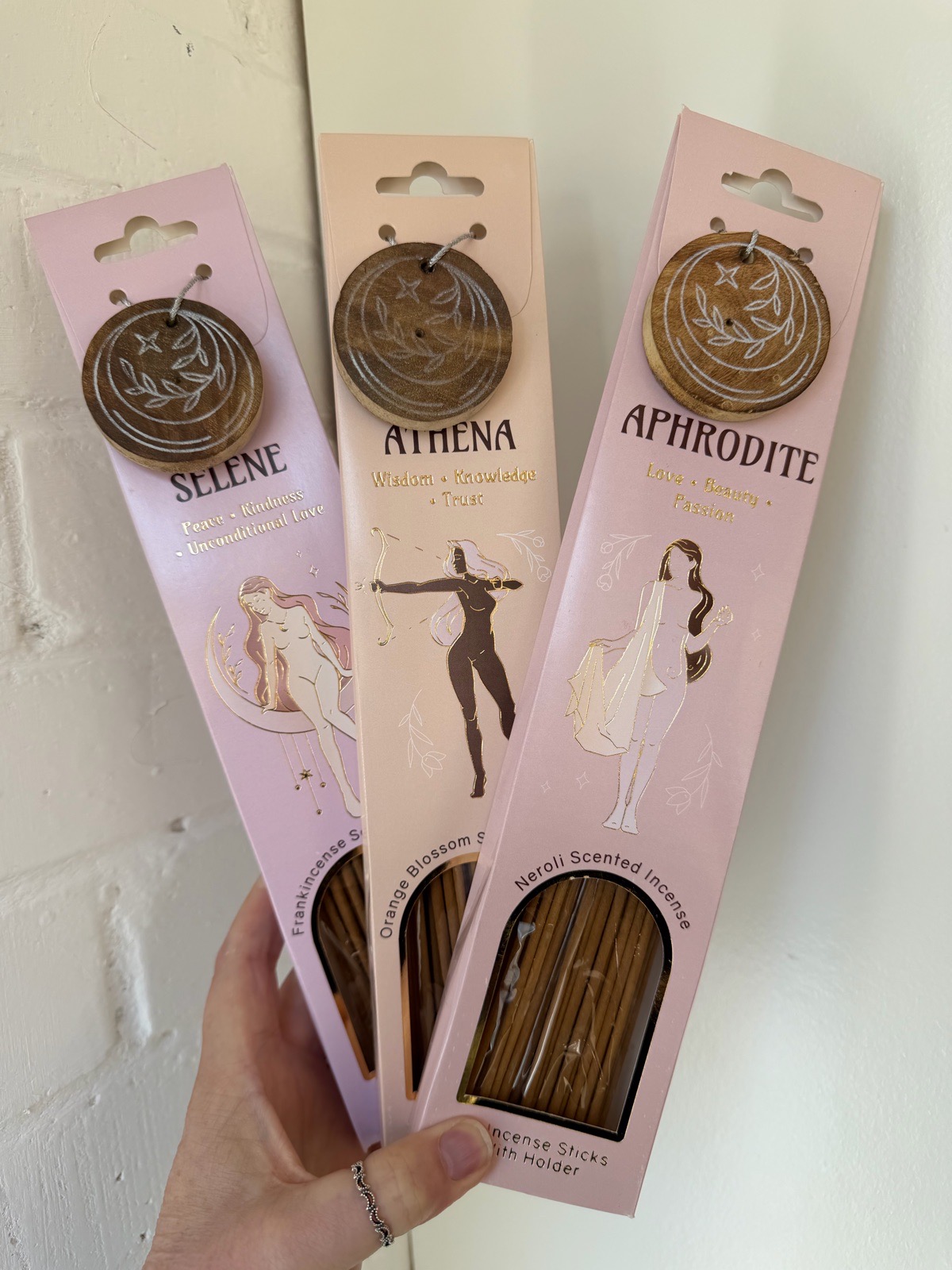 3 x GODDESS ENERGY INCENSE GIFT SETS SPIRITUAL RITUALS ALTAR CALMING YULE & CHRISTMAS GIFTS