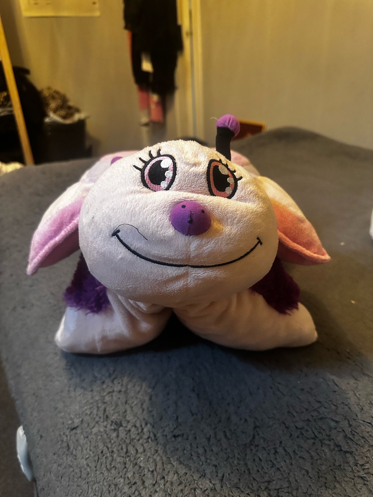 Soft Pastel Butterfly Plush Toy | Cuddly Purple & Pink Teddy
