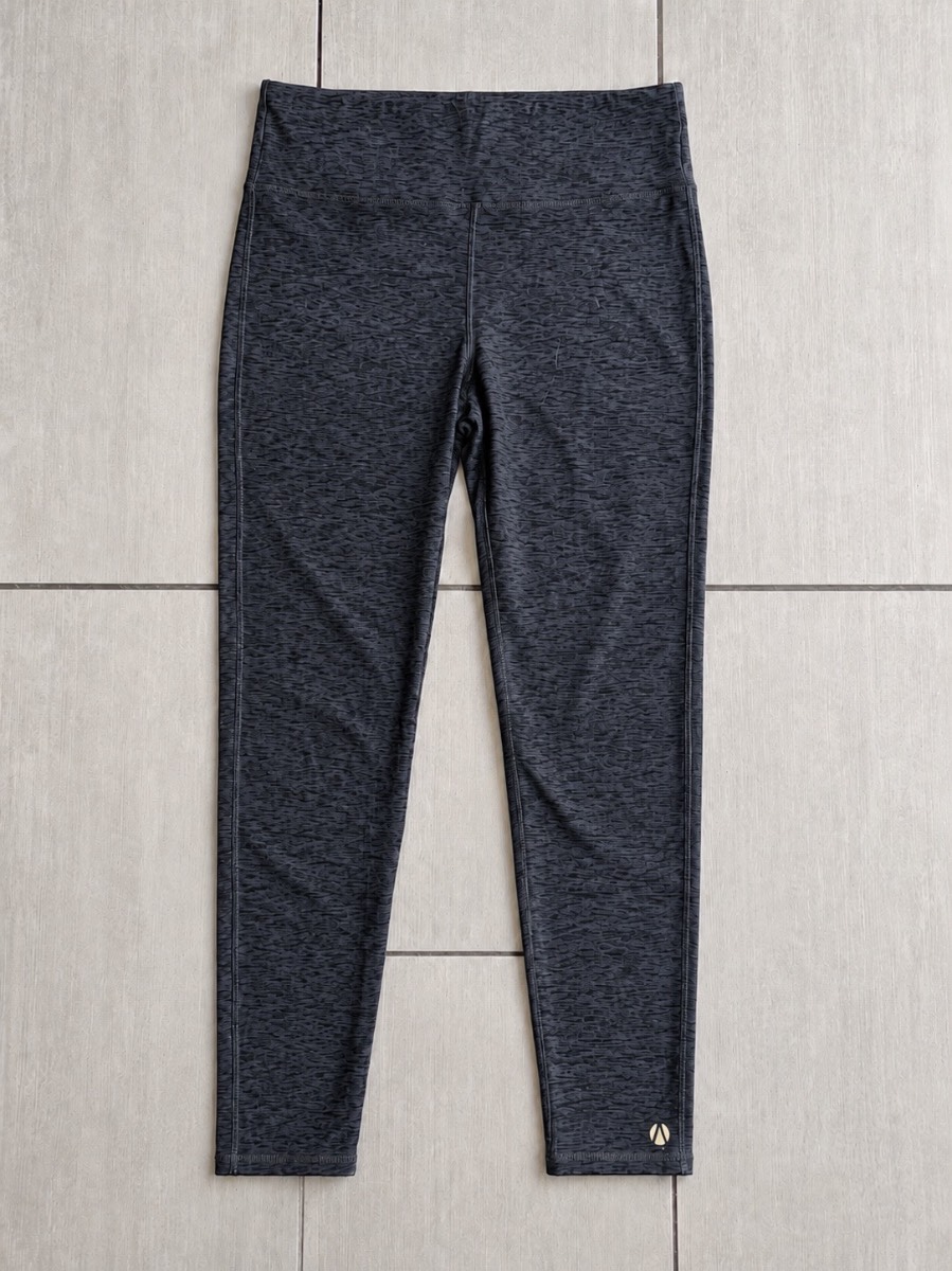 M&S Active Leggings UK 10 Charcoal Marl Gym Running Yoga Workout Sportswear