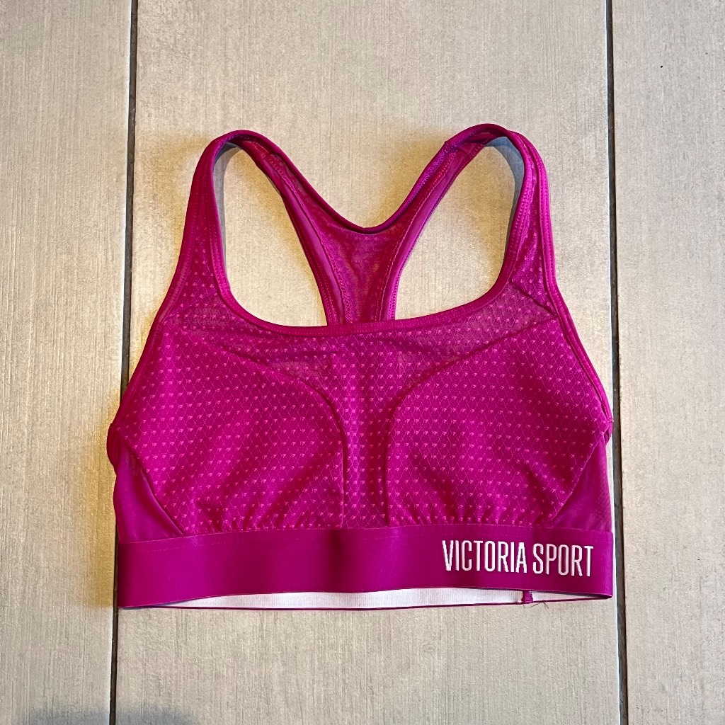 Victoria Sport Sports Bra Women’s Small 34B Pink Racerback Gym Running Bra
