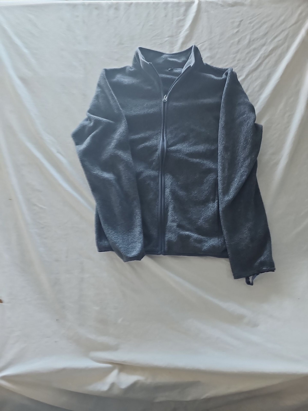 Uniqlo Men's Dark Grey Full-Zip Fleece Jacket 301