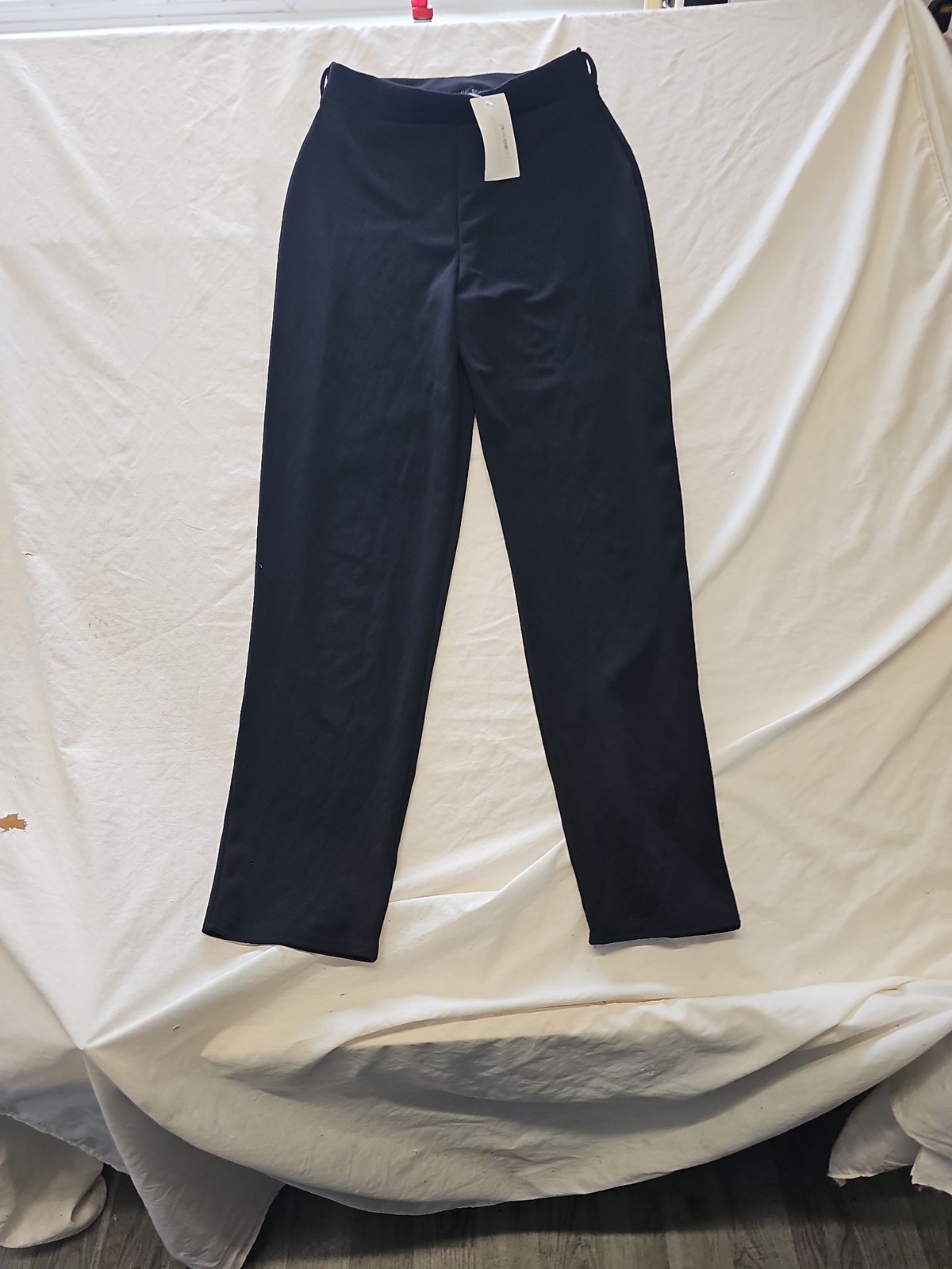 In The Style Black Cigarette Trousers with Belt Loops