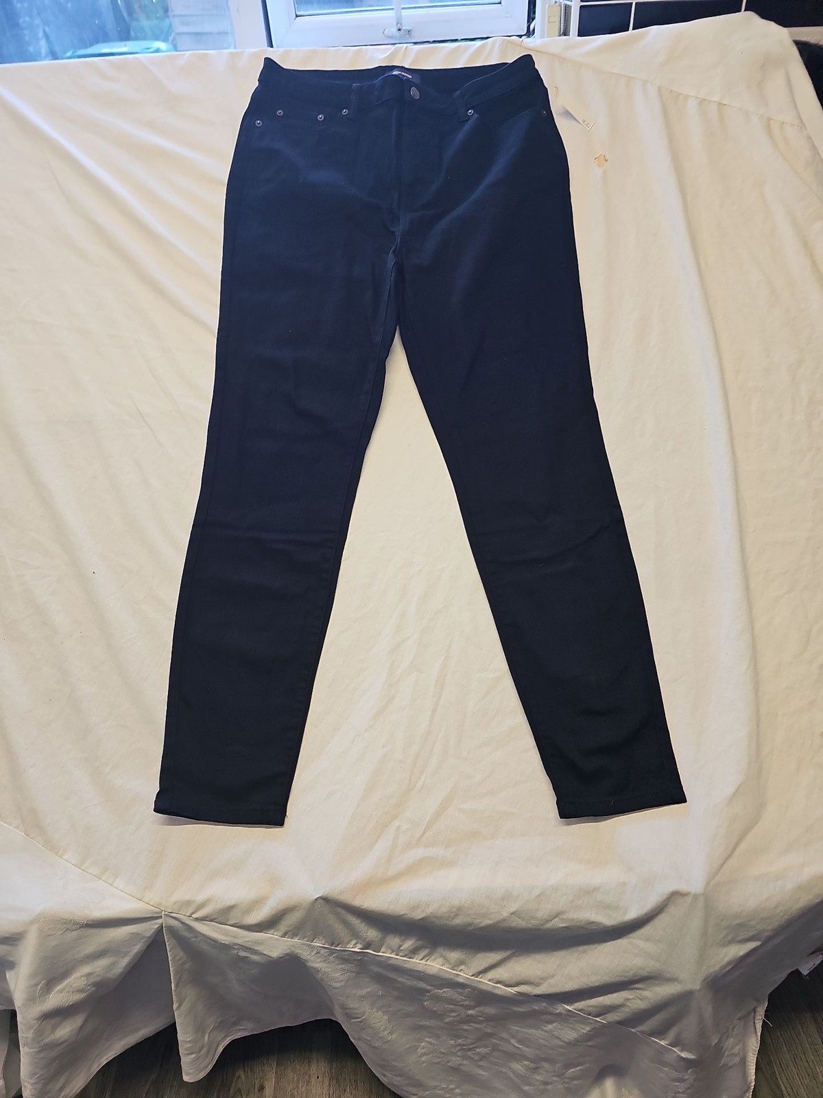 Amazon Essentials Women's Black Skinny Jeans Size UK 16 Long JJ335