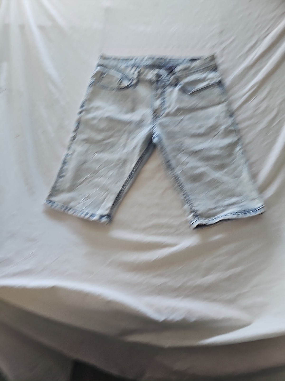 Buffalo David Bitton Evan-X Acid Wash Denim Shorts W32 355