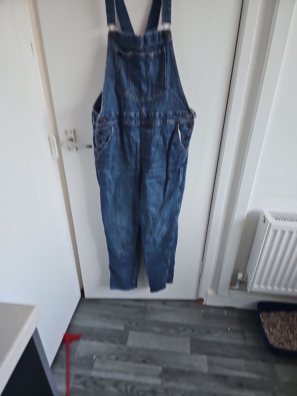 Old Navy Vintage Style Blue Denim Overalls Size 10 269