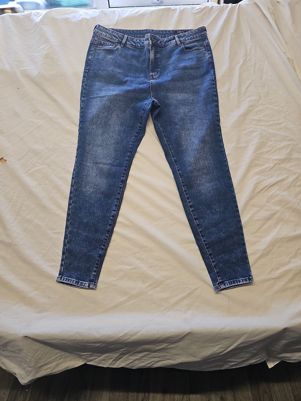 Denim by Tu Women's Blue Skinny Fit Jeans Size 18R TT1103