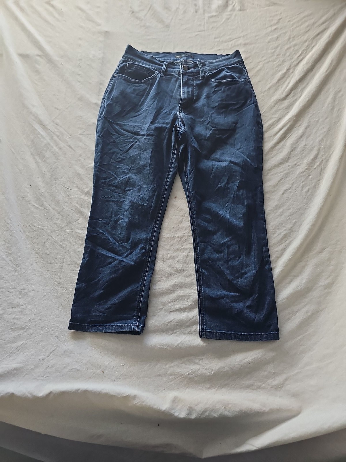 Lee Easy Fit Women's Dark Wash Straight Leg Denim Jeans 365
