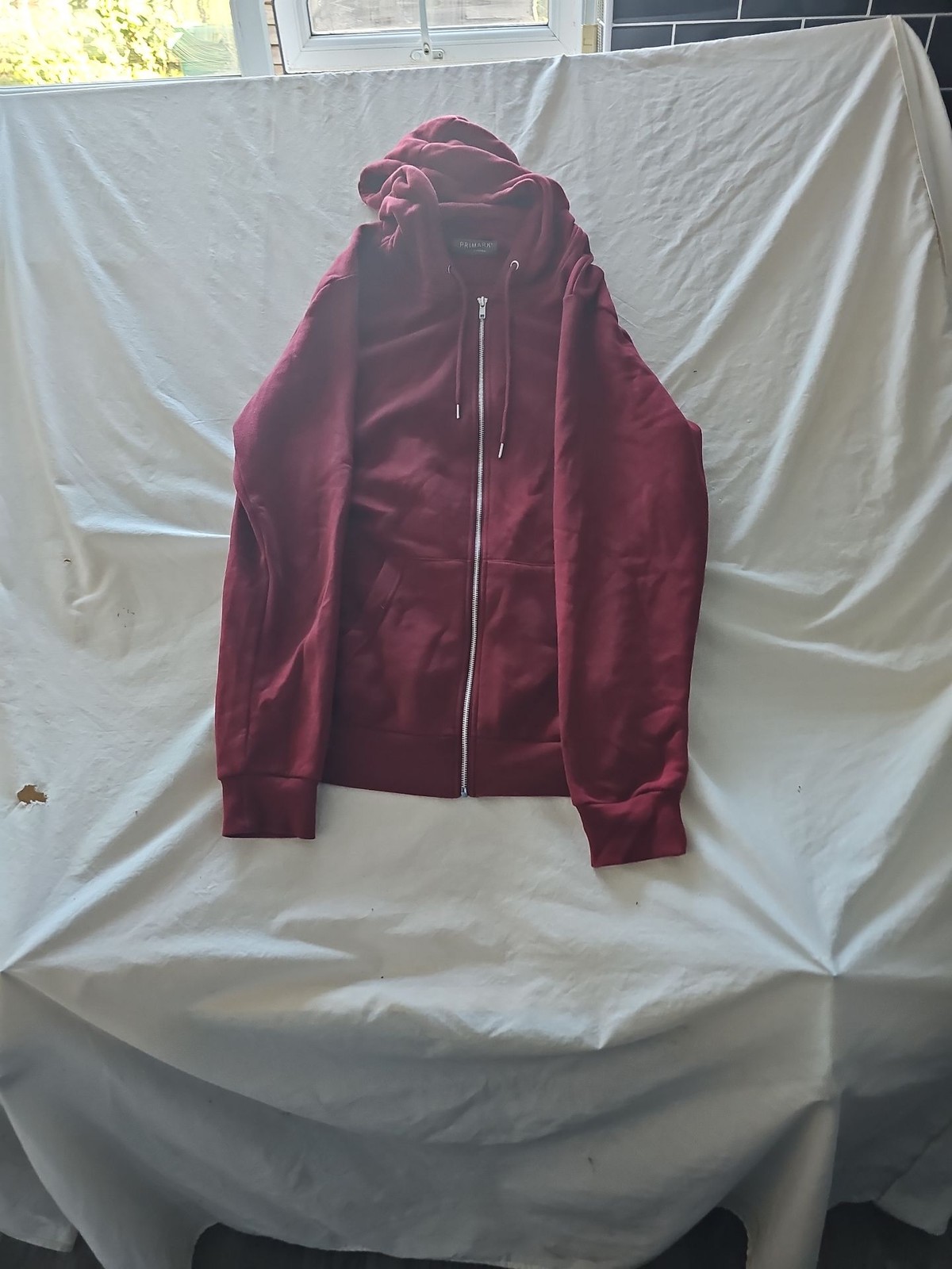 Primark Burgundy Zip-Up Hoodie 291