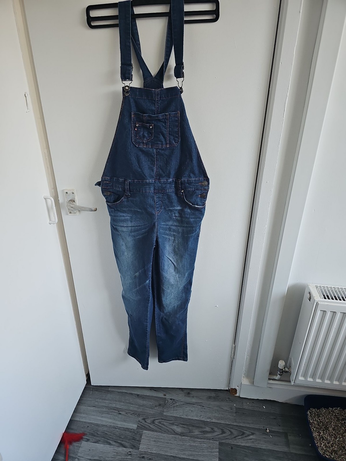 Vigoss Jeans Dark Wash Denim Overalls Size L 268