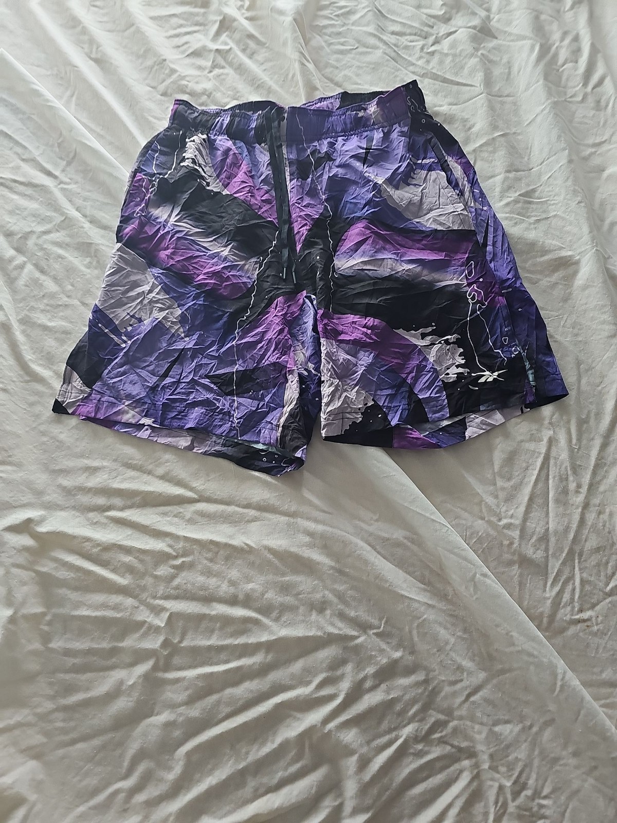 Reebok Speedwick Geometric Abstract Graphic Training Shorts