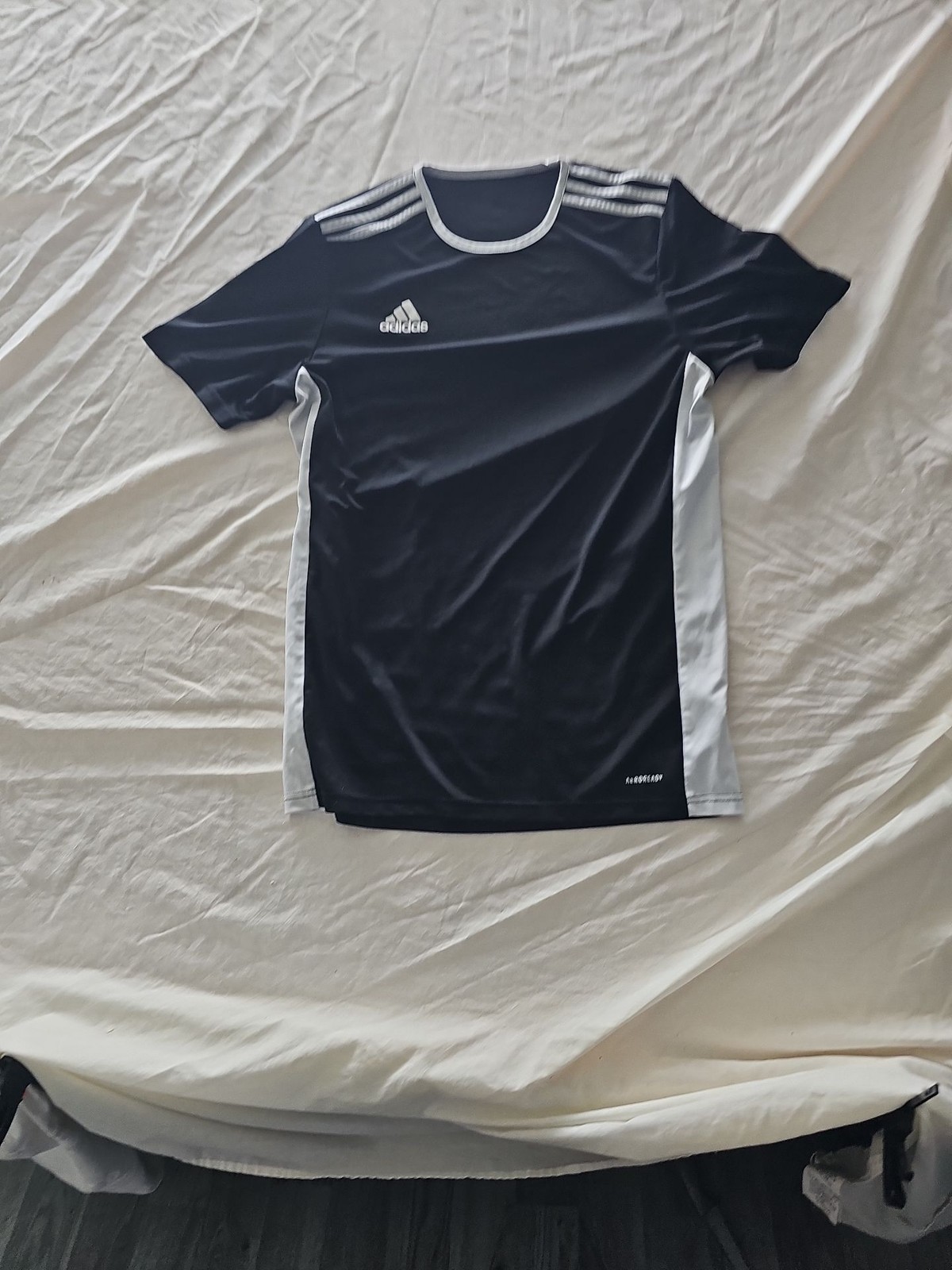 Adidas AeroReady Black and White Training Jersey