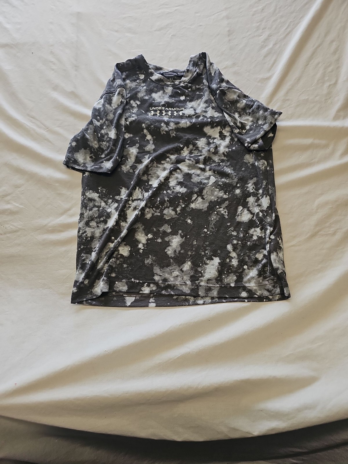 Under Armour Project Rock Men's Dye Print Training T-Shirt - Small 406