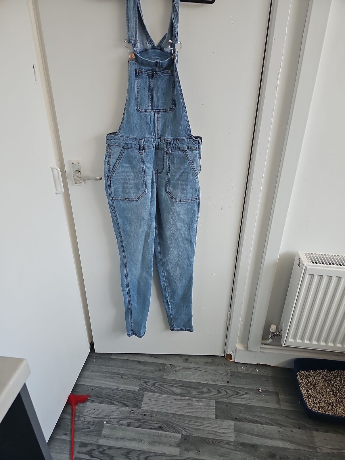 No Boundaries Light Wash Denim Overalls 261