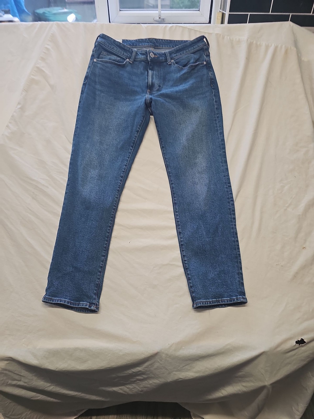 H&M Straight Regular Fit Men's Blue Jeans - Size 34/32 TT1098
