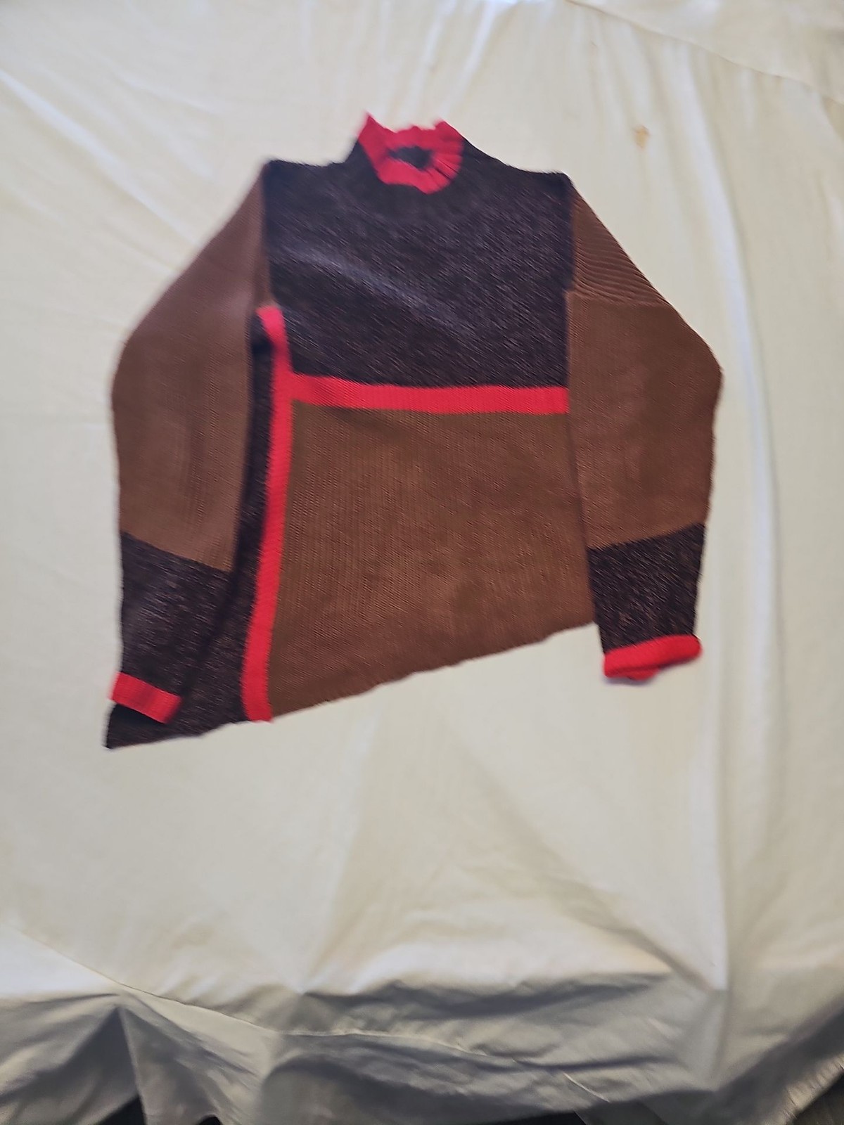 Next Men's Color Block Asymmetric Knit Jumper M II1051