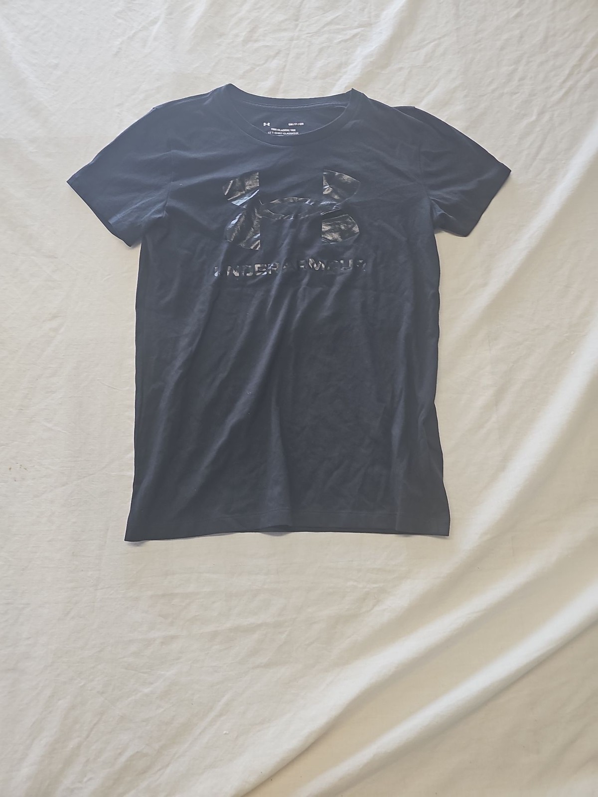 Under Armour 'The Classic Tee' Black Logo T-Shirt - Size Small