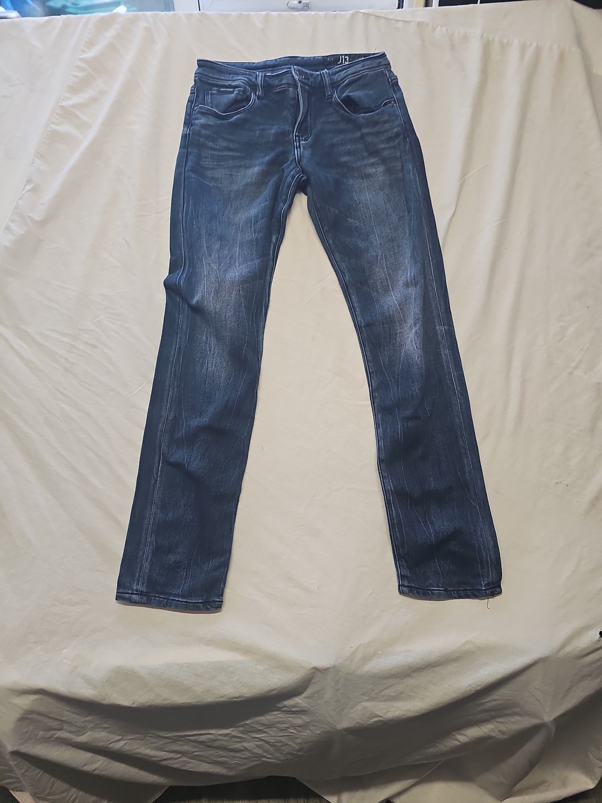 Armani Exchange A|X J13 Slim Fit Dark Wash Denim Jeans 30 TT1095