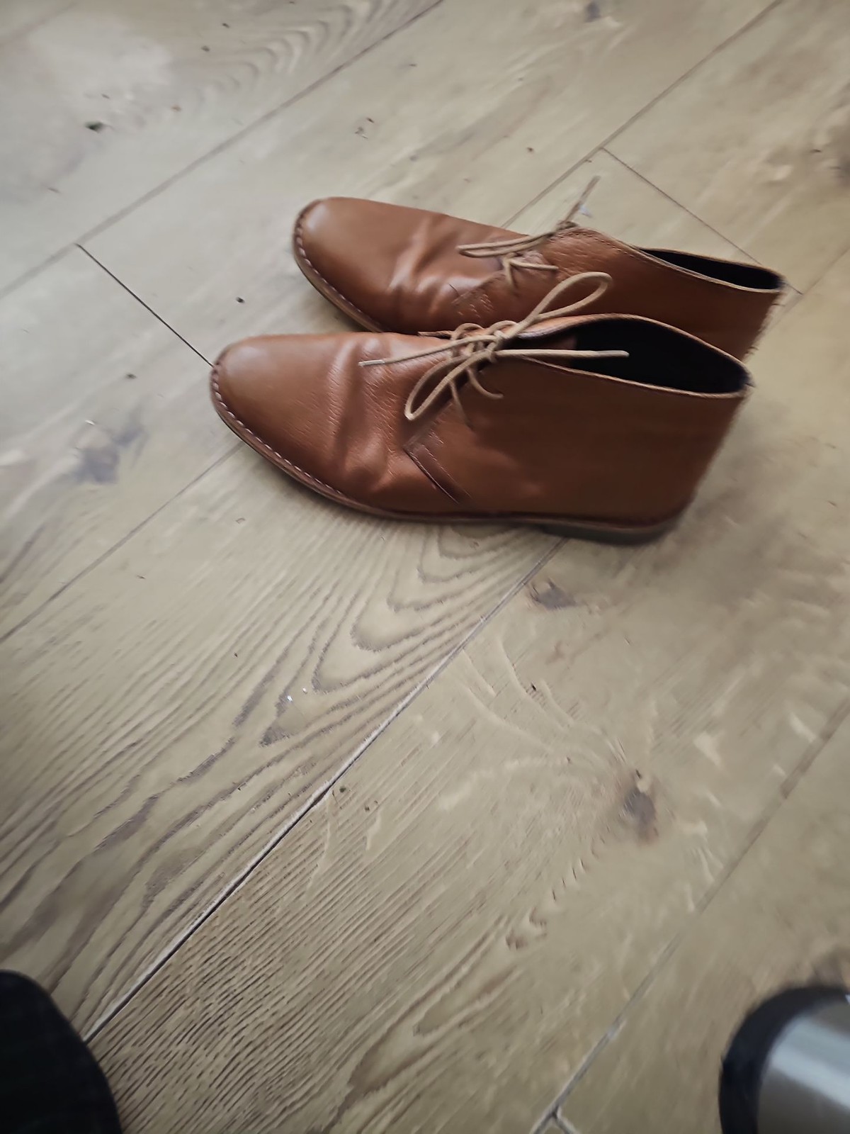 Next Men's Tan Leather Chukka Desert Boots Size UK 9
