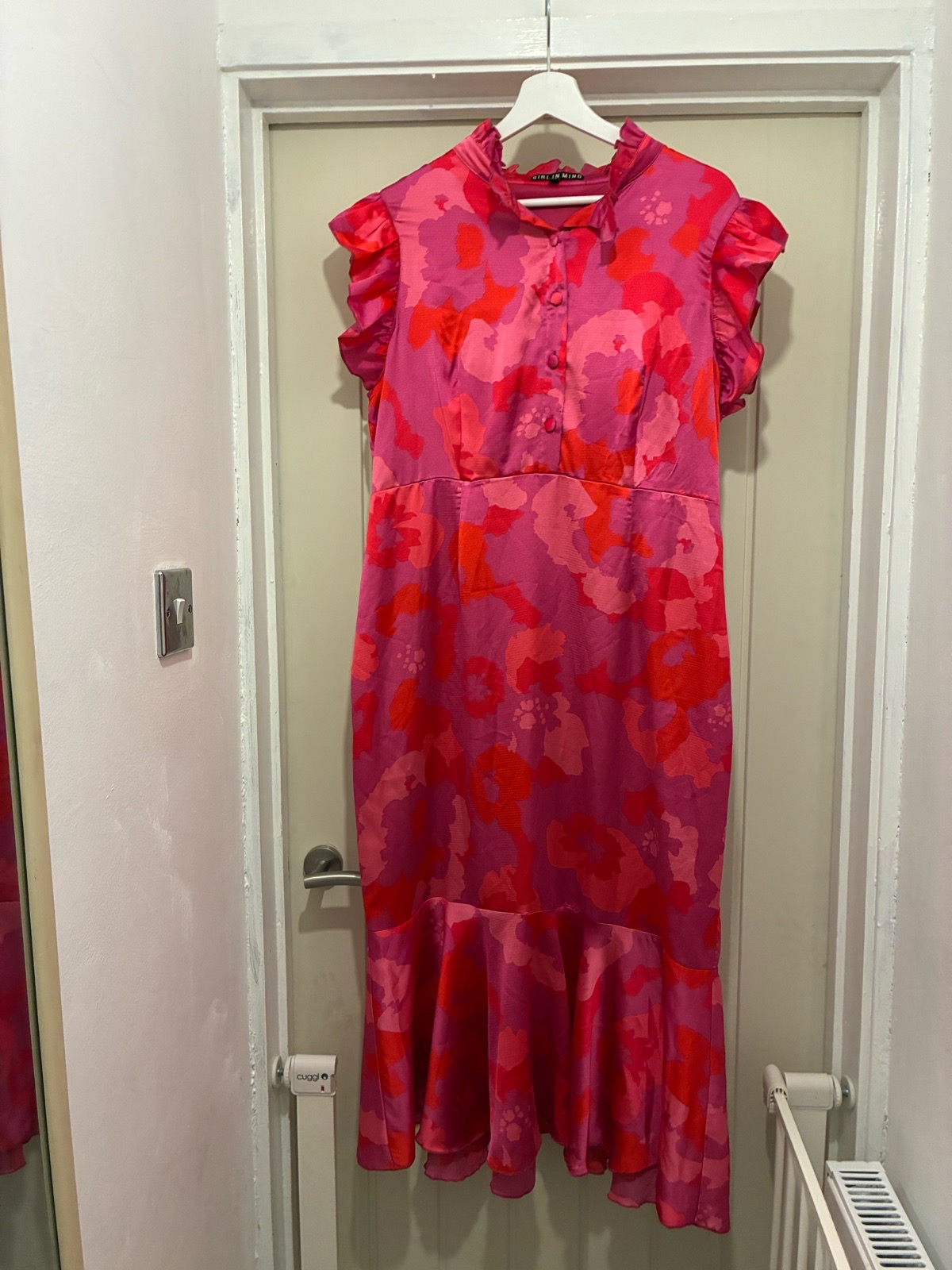 Girl in mind - pink long dress - size 16