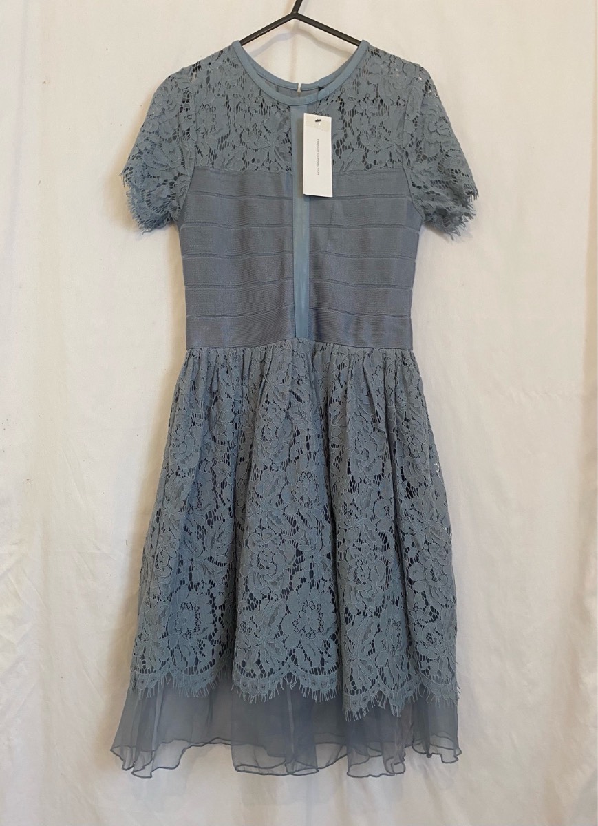 French connection blue dress size 10