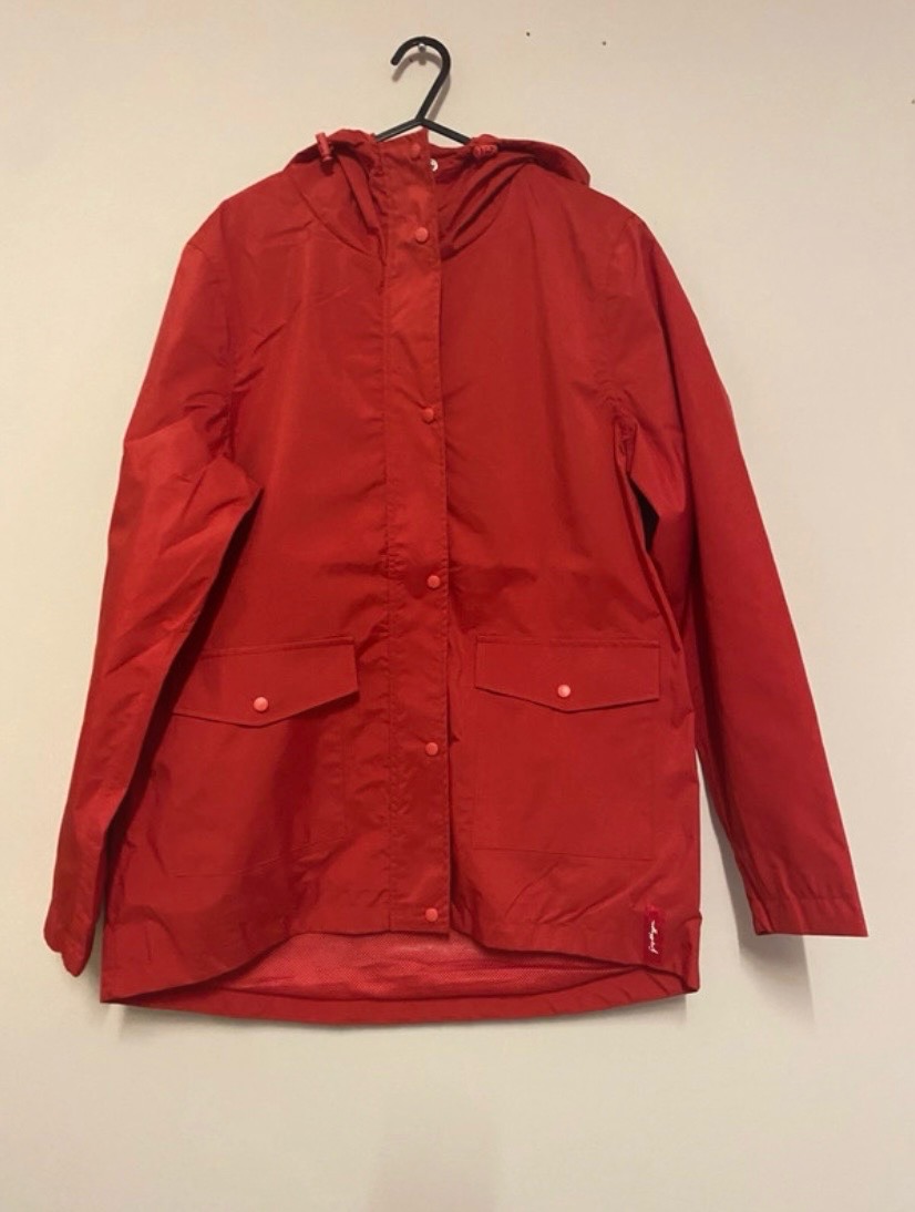 Ladies red hype jacket size 10