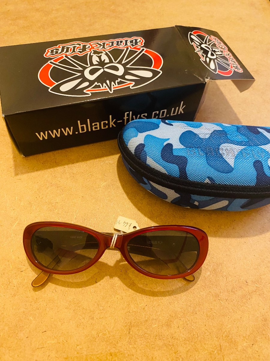 Blackflys red unisex sunglasses