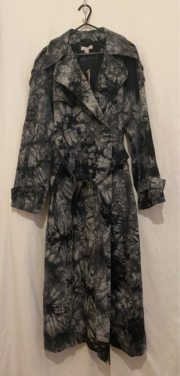 Top shop long coat size 8