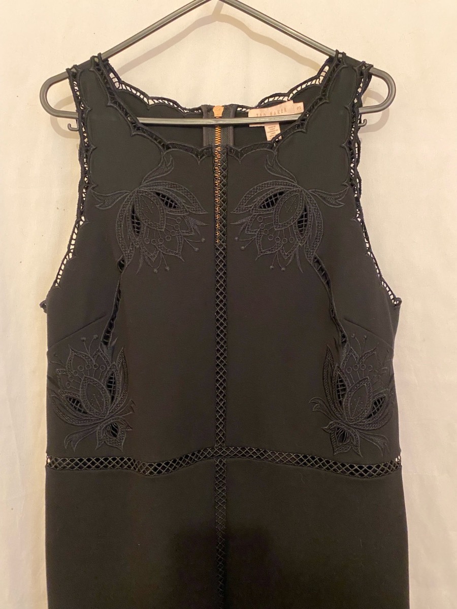 Ted baker black dress size 12